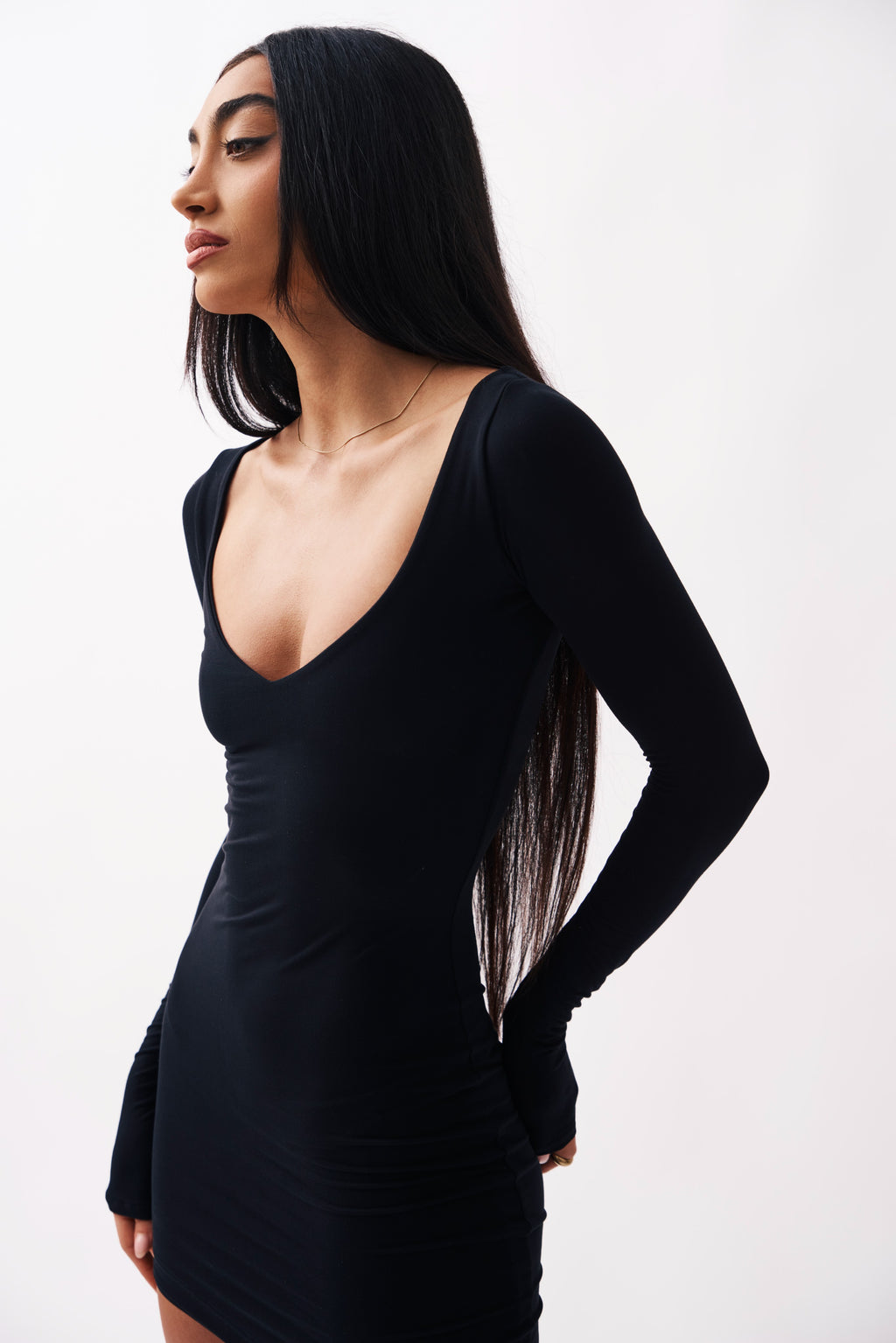 BODYCON 002 - PLUNGE ASYMMETRIC