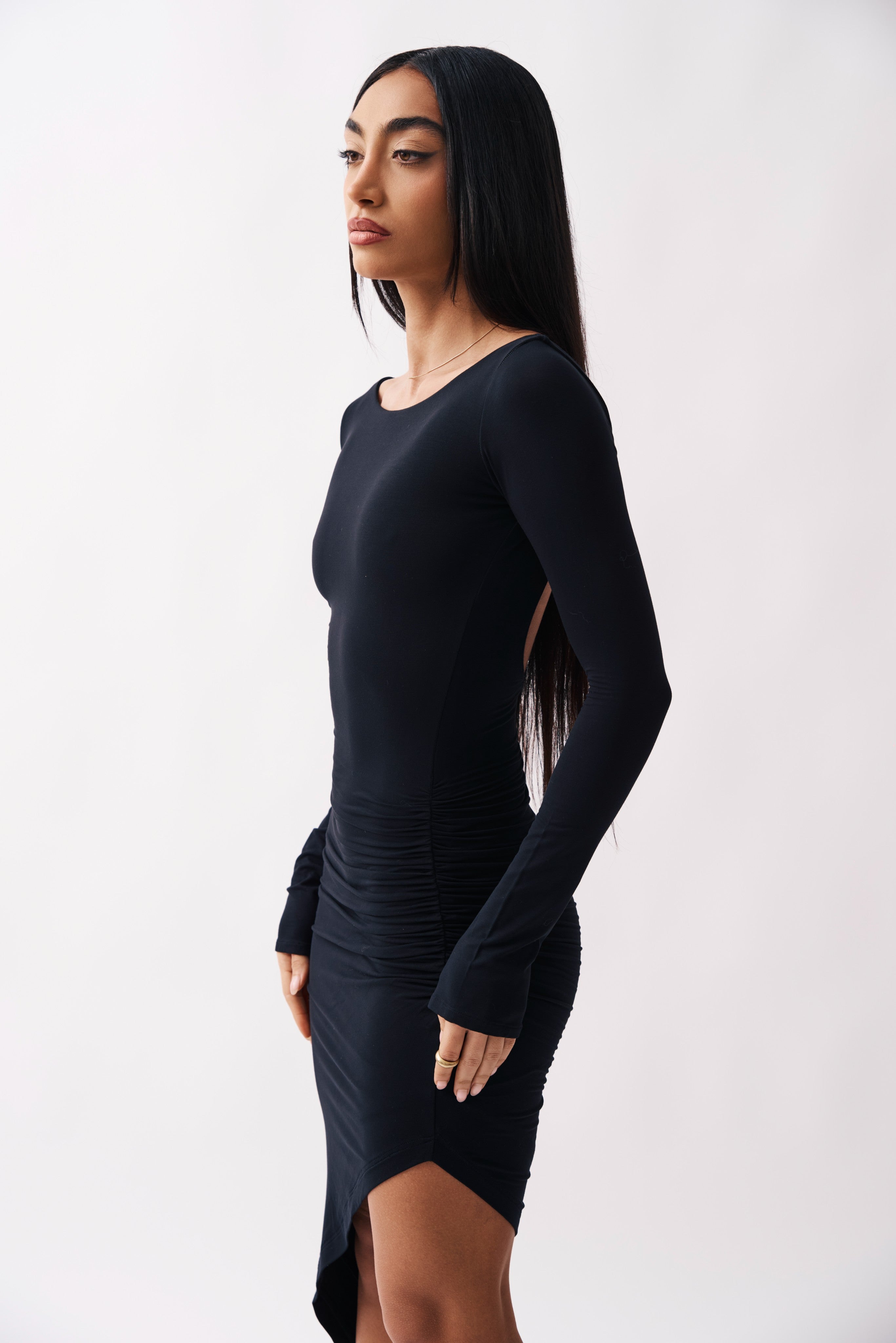 BODYCON 006 - BACKLESS RUCHED